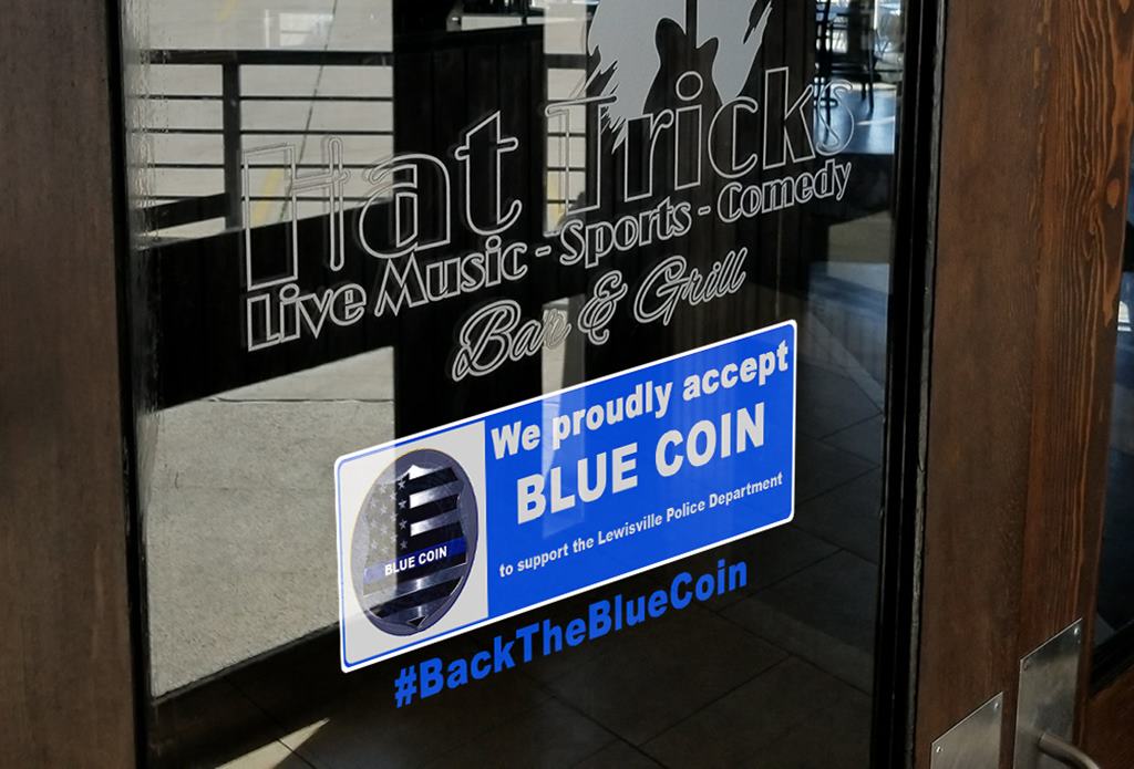 blue coin lewisville city-run cryptocurrency